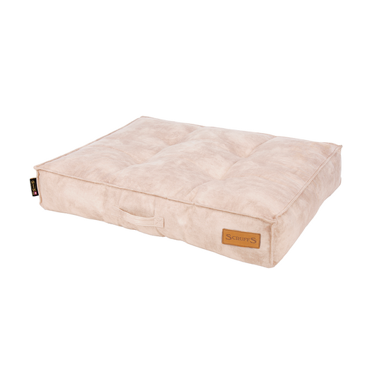 Kensington Dog Mattress (Cream, Grey, Navy or Chocolate) by Scruffs